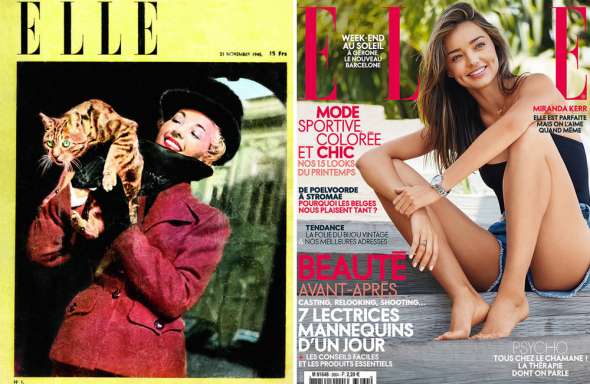 ELLE, 1945 vs. 2016