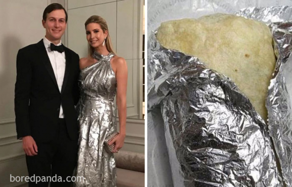 6# Chutná tortilla a alobalová Ivanka Trump